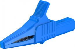 Alligator clip, blue, max. 20 mm, L 82.2 mm, CAT II, socket 4 mm, 66.9755-23