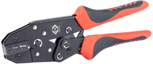 Ratchet crimping pliers for wire end ferrules, 10-25 mm², AWG 8-3, C.K Tools, T3683A