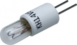 Incandescent bulb, Bi-Pin T1 3/4, 1.26 W, 6.3 V (DC), 2700 K, clear