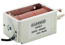 Linear solenoid, H 3406-F-24VDC, 100 % duty cycle