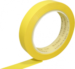 Electronic adhesive tape, 12 x 0.056 mm, polyester, yellow, 66 m, 51587-17-66-12
