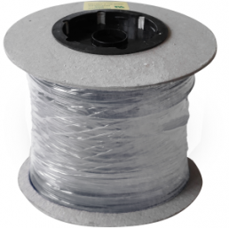 PVC-switching strand, UL-Style 1007/1569, 0.34 mm², AWG 22, gray, outer Ø 1.65 mm