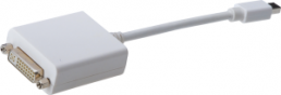 Display port adapter cable Mini-DP male/DVI-I female (24+5), 150 mm, AK-340406-001-W