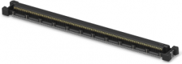 Socket header, 220 pole, pitch 0.5 mm, straight, black, 2357739-2