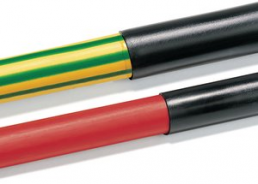 Heatshrink tubing, 3:1, (12/4 mm), polyolefine, cross-linked, black