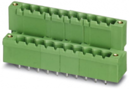 Pin header, 6 pole, pitch 5.08 mm, straight, green, 1845675