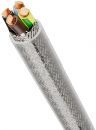 PVC motor connection cable ÖLFLEX SERVO 2YSLCY-JB 4 G 35 mm², shielded, transparent