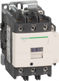 Power contactor, 3 pole, 95 A, 400 V, 3 Form A (N/O), coil 440 VAC, screw connection, LC1D95R7