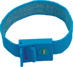ESD wrist straps with snap lock, 10.3 mm, blue, C-198 1262