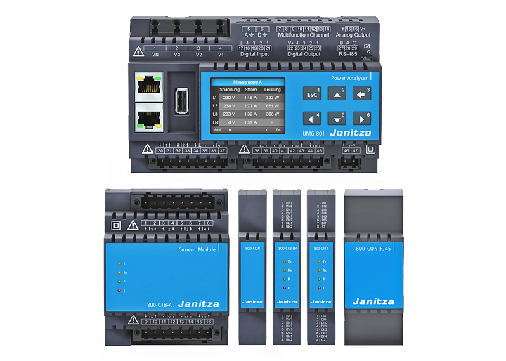 UMG 801 – Modular erweiterbarer Netzanalysator