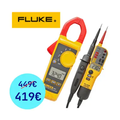 Fluke 325/T130VDE Clamp Meter Set: Precision Troubleshooting with Maximum Versatility