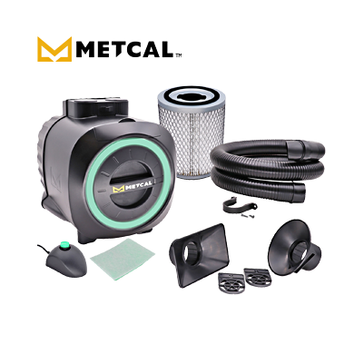 BVX-250-KIT von Metcal: Lötrauchabsaugung mit HEPA- und Gasfilter, Düsen und flexiblen Arm