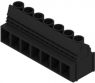 Leiterplattenklemme, 7-polig, RM 10.16 mm, 0,13-16 mm², 51 A, Schraubanschluss, schwarz, 2013900000