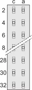 69001-831 SCHROFF PCB Connection Systems