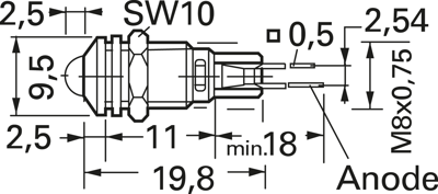 2665.1001 Mentor LED Abstandshalter Bild 2