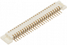 Steckverbinder, 12-polig, 2-reihig, RM 0.5 mm, SMD, Header, vergoldet, AXK6F12347YG