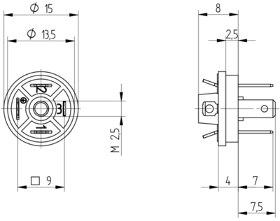 933115100 Hirschmann Automation and Control Ventilsteckverbinder Bild 2