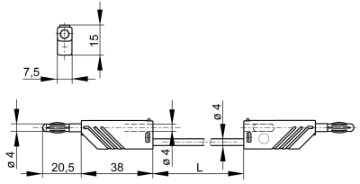 MLN SIL 25/1 GN Hirschmann Test & Measurement Messleitungen Bild 2