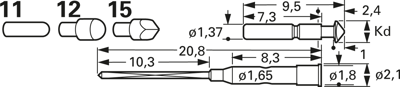 H610WW Feinmetall Zubehör für Prüfstifte