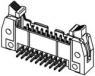 Stiftleiste, 40-polig, RM 2.54 mm, abgewinkelt, schwarz, 09185406911001