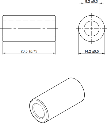 742700781 Würth Elektronik eiSos Ferrit-Kabelkerne Bild 2