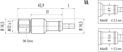 77 3730 0000 50004-0500 binder Sensor-Actuator Cables Image 2