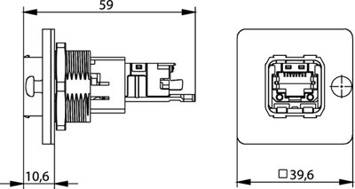 100007425 Telegärtner Modular Connectors Image 2