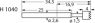 ICT-Federkontakt mit Tastkopf, Rundkopf, Ø 2.6 mm, Hub 5.5 mm, RM 4 mm, L 34.5 mm, 1040-A-1.5N-AU-4.0