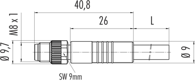 77 3405 0000 50012-0200 binder Sensor-Aktor Kabel Bild 2