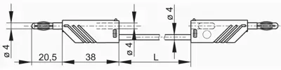 MLN SIL 50/1 SW Hirschmann Test & Measurement Messleitungen Bild 2