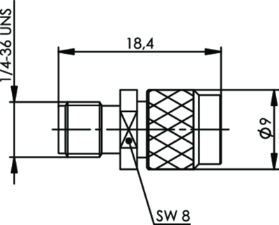 100024811 Telegärtner Koaxial Adapter Bild 2