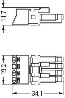 890-244 WAGO Gerätesteckverbinder Bild 4