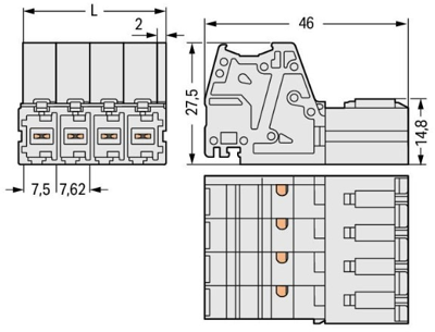 831-3202/000-9034 WAGO Connecting Blocks Image 2