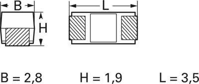 T491A106K010AT Kemet Tantal Kondensatoren Bild 2