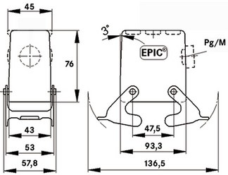 79107400 LAPP Housings for HDC Connectors Image 2