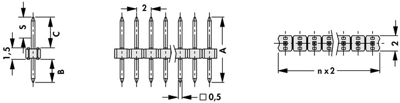 10062104 Fischer Elektronik PCB Connection Systems Image 3