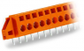 Steckverbinder, 4-polig, RM 5.08 mm, abgewinkelt, orange, 231-634/017-000