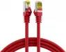 Patchkabel, RJ45-Stecker, gerade auf RJ45-Stecker, gerade, Cat 6A, S/FTP, LSZH, 1.5 m, rot