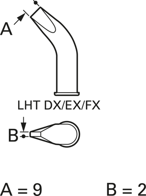 LHT FX Weller Soldering tips, desoldering tips and hot air nozzles Image 1