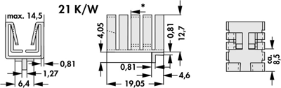 10006496 Fischer Elektronik Heat Sinks Image 2