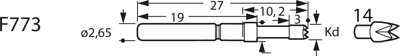 F77314S230L300 Feinmetall Prüfstifte Bild 3