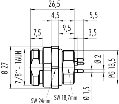 09 2451 330 05 binder Other Circular Connectors Image 2