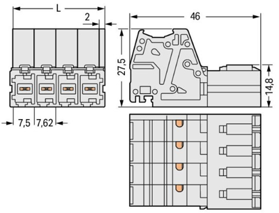 831-3205/000-9034 WAGO Connecting Blocks Image 2