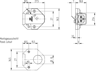 932046106 Hirschmann Automation and Control Gerätesteckverbinder Bild 2