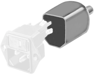 Abdeckkappe, für IEC-Stecker, 0859.0076