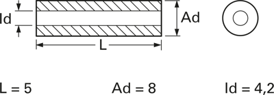 KER 8-4,2X5 QUICK-OHM Abstandsbolzen Bild 3