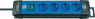 Steckdosenleiste, 4-fach, 1.8 m, 16 A, blau/schwarz, 1 95134 0 100