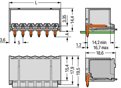 2092-1429 WAGO PCB Connection Systems Image 2