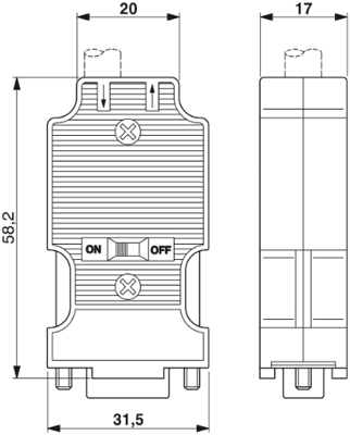 2744377 Phoenix Contact Interfacesteckverbinder, Bus Steckverbinder Bild 2