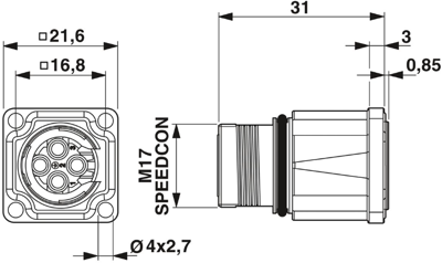 1607746 Phoenix Contact Other Circular Connectors Image 2